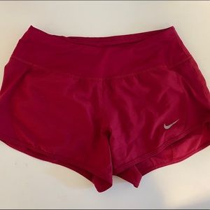 Red Nike Dri-Fit Shorts